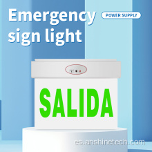 Pequeña luz indicadora de emergencia acrílica.